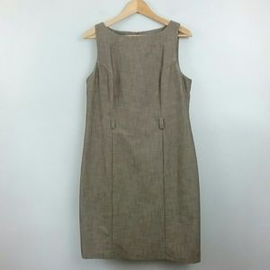AGB//Tan Sleeveless Dress